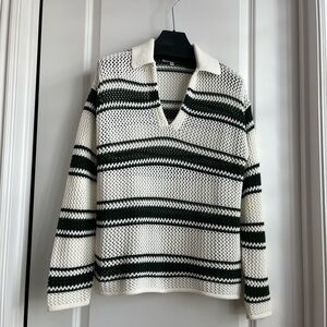 Madewell cotton polo sweater - size XS